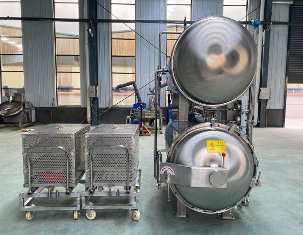 雙層水浴式高溫殺菌釜